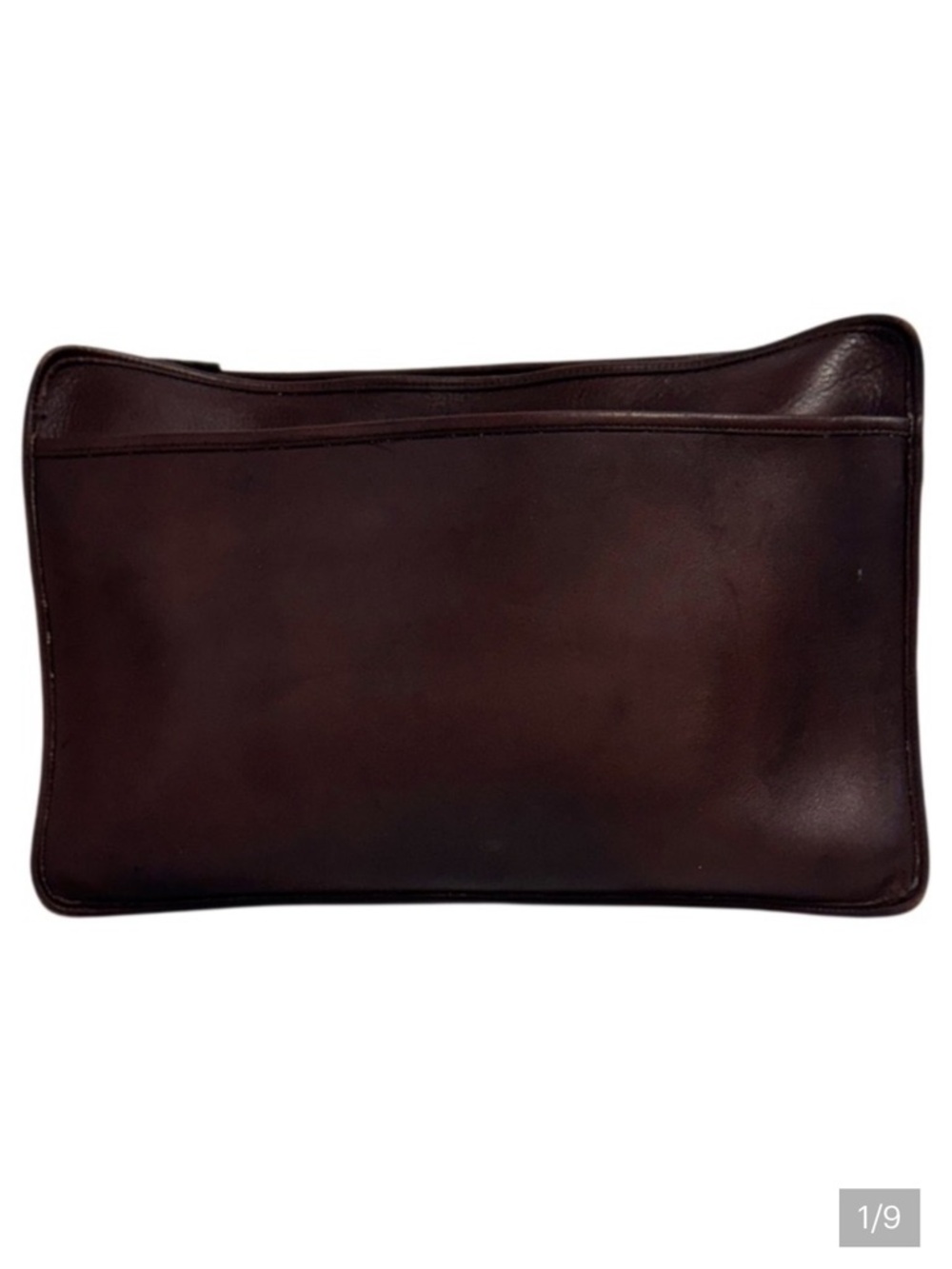 COACH Portfolio/Laptop Leather Bag Vintage B5C-5225 Brown